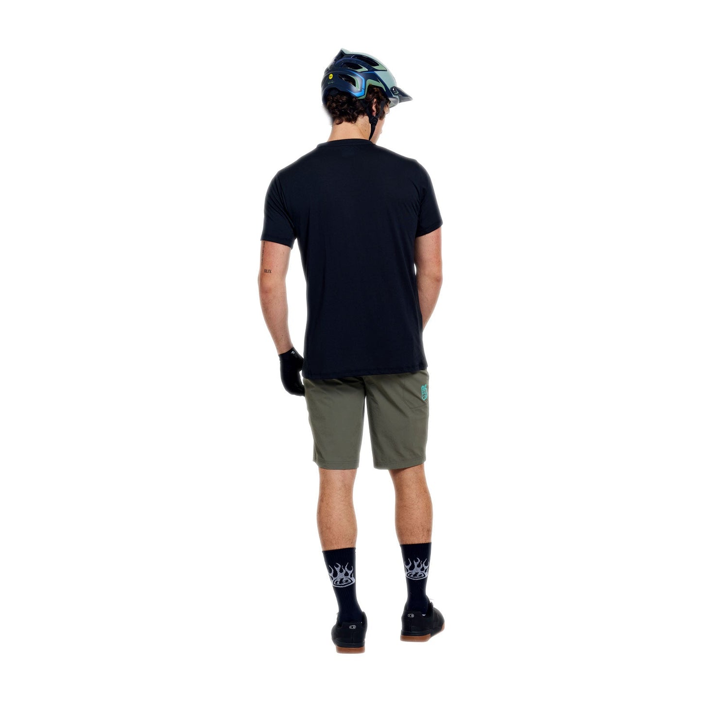 Skyline Ride SS Tee Signature Black / Real Teal