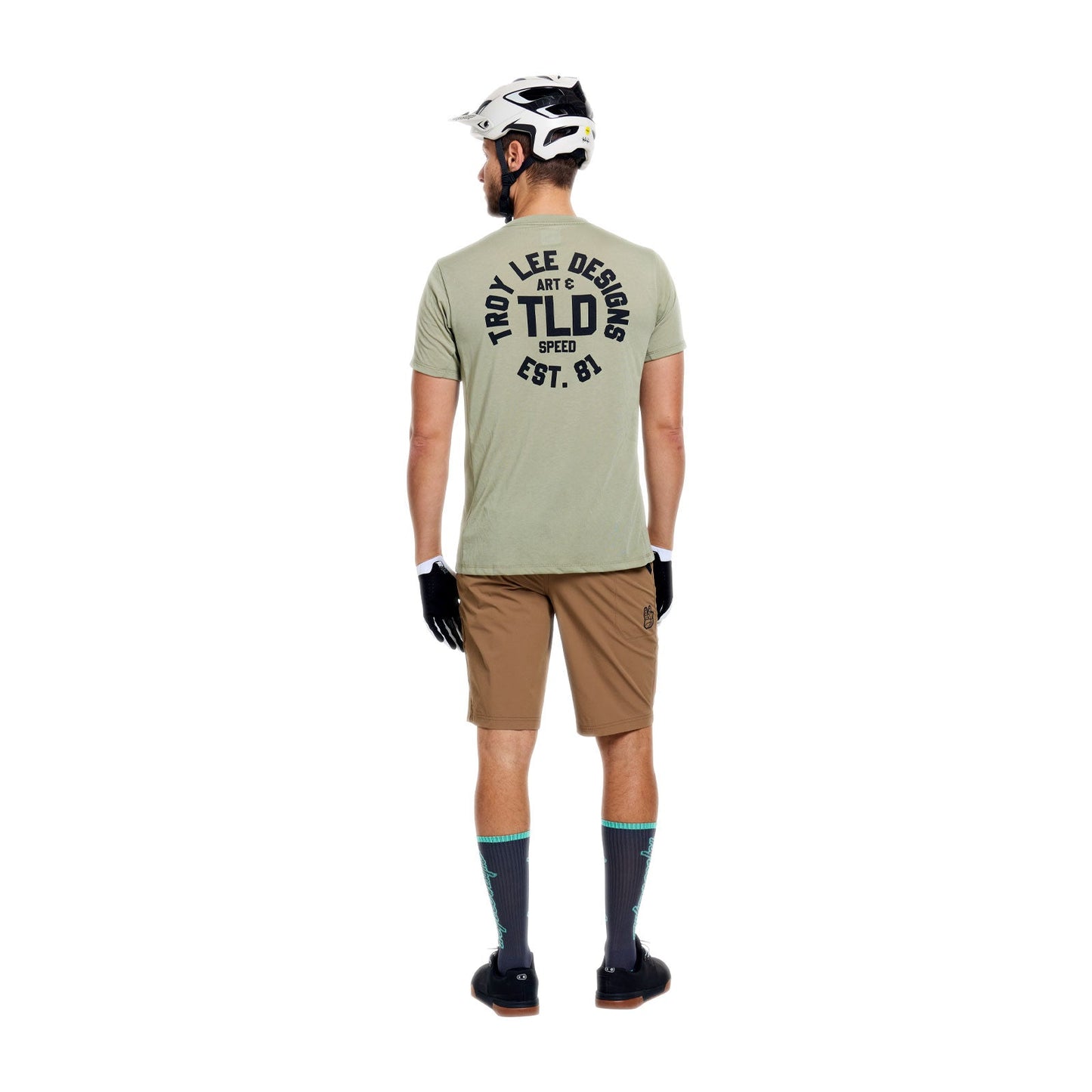 Skyline Ride SS Tee Stamps Sage