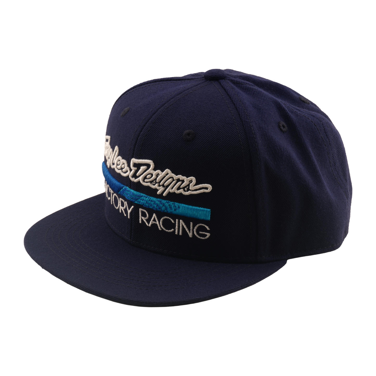 Flat Bill Snapback Troy Lee Designs Factory Racing Navy / Blue