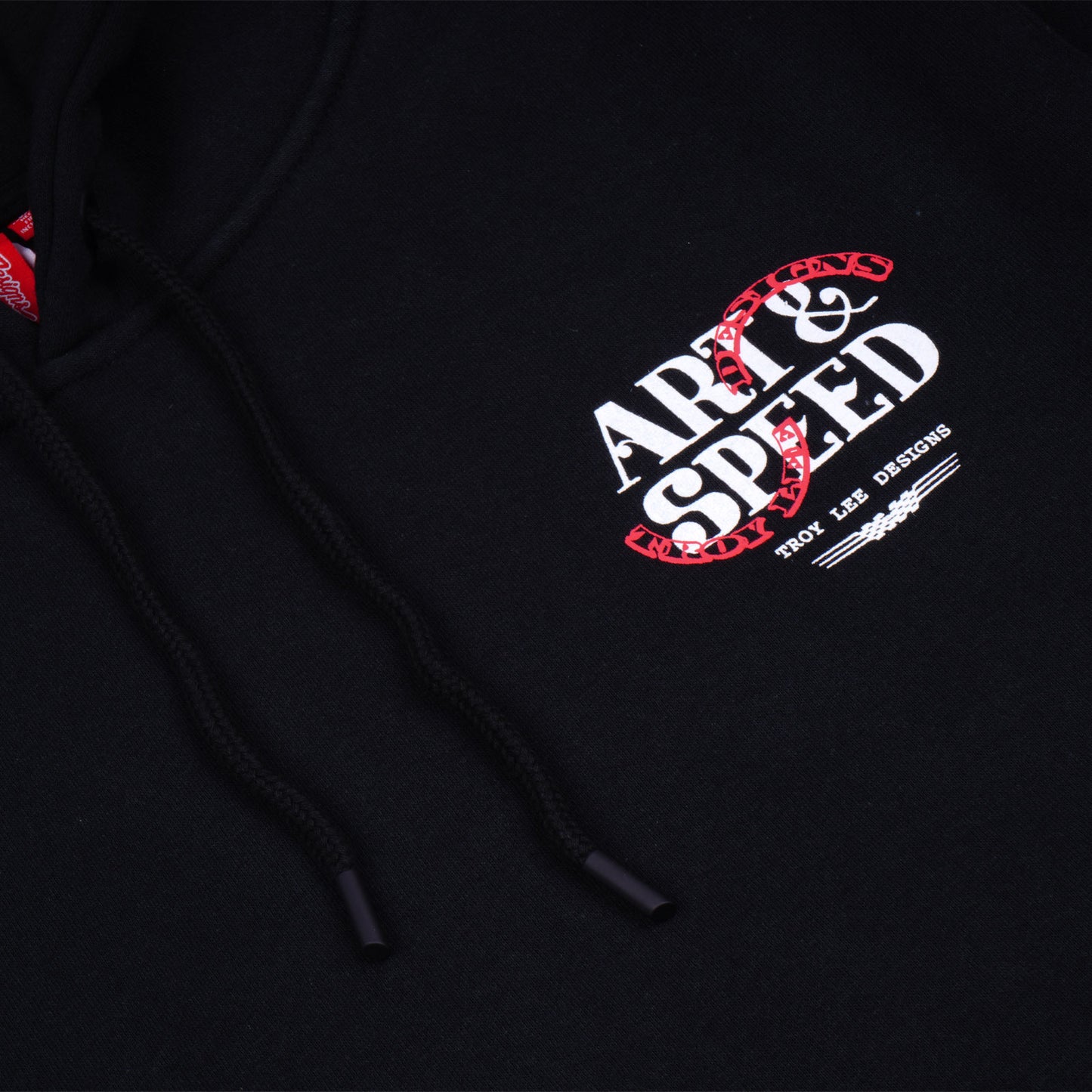 Pullover Hoodie Pink Slips Black
