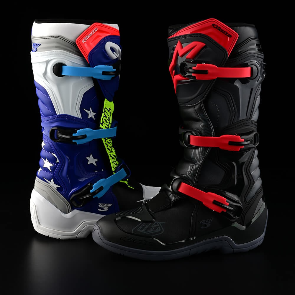 Alpinestars Tech 3 MX Boot Solid White / Blue – Troy Lee Designs UK