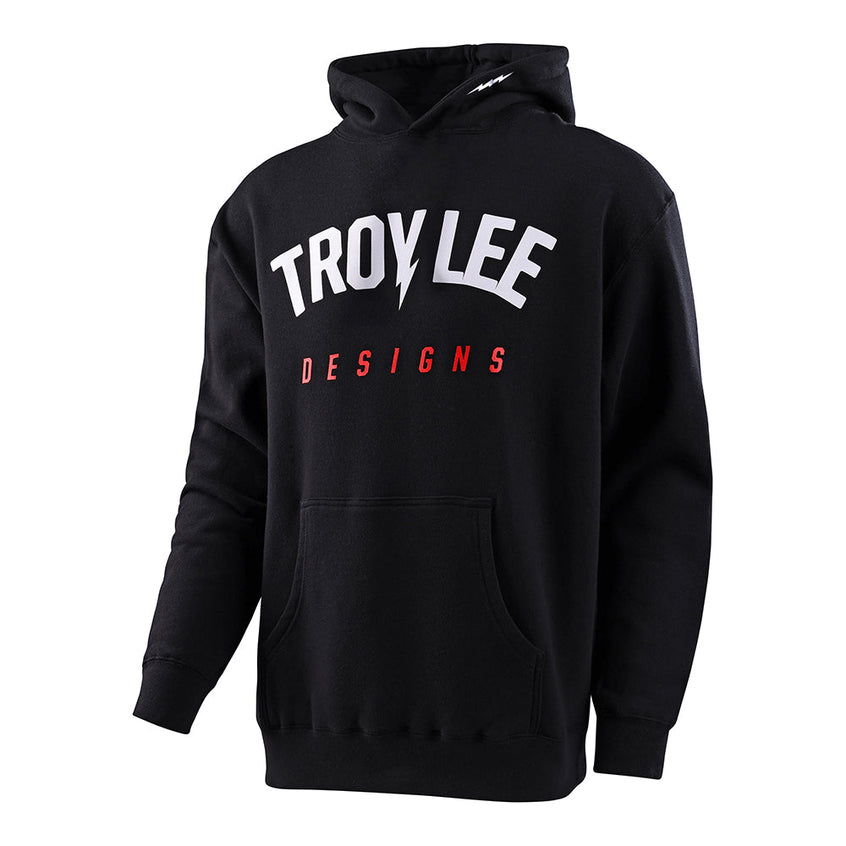 Youth Pullover Hoodie Bolt Black