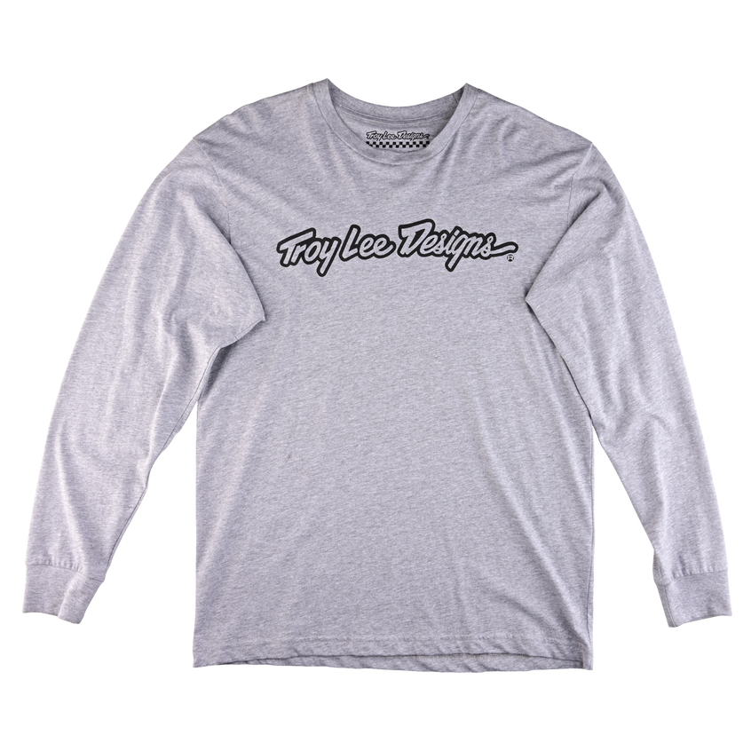 Long Sleeve Tee Signature Heather Grey