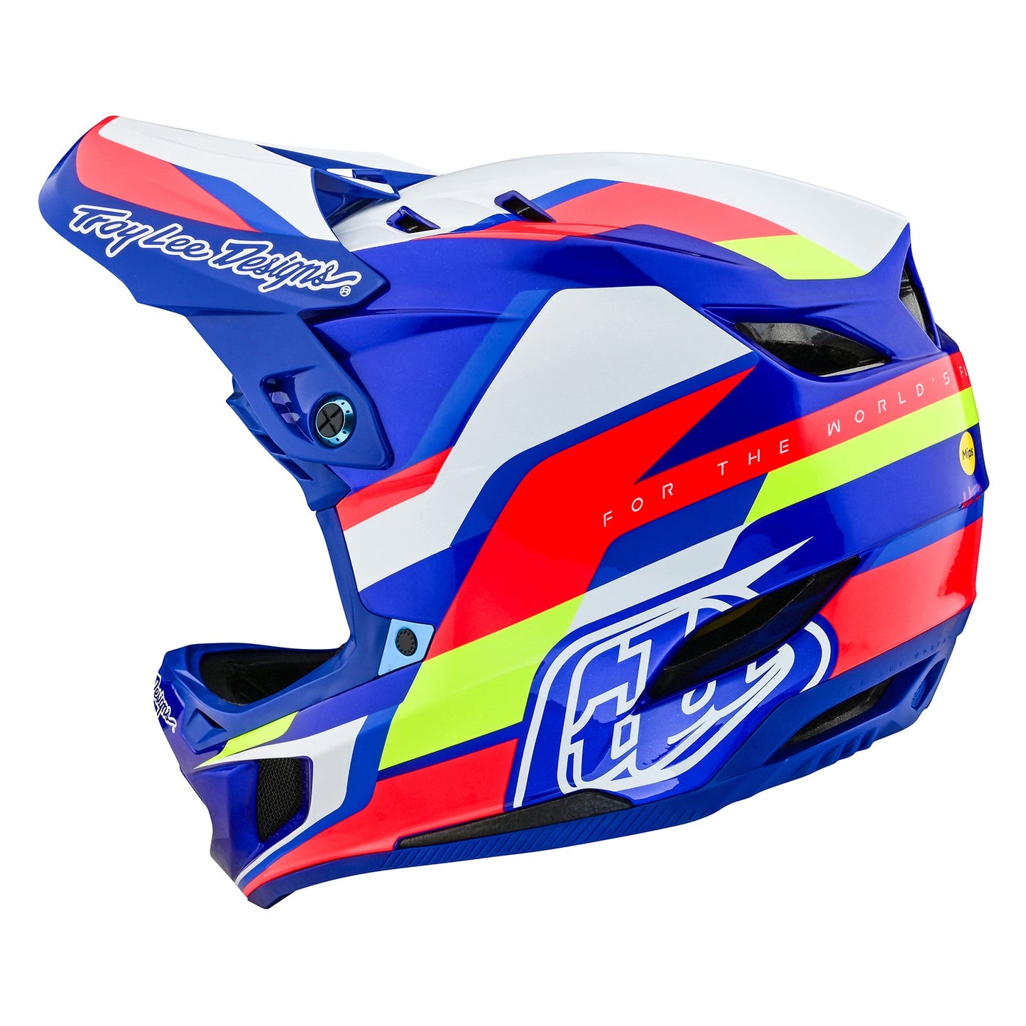 D4 Composite Helmet Omega White / Blue – Troy Lee Designs UK