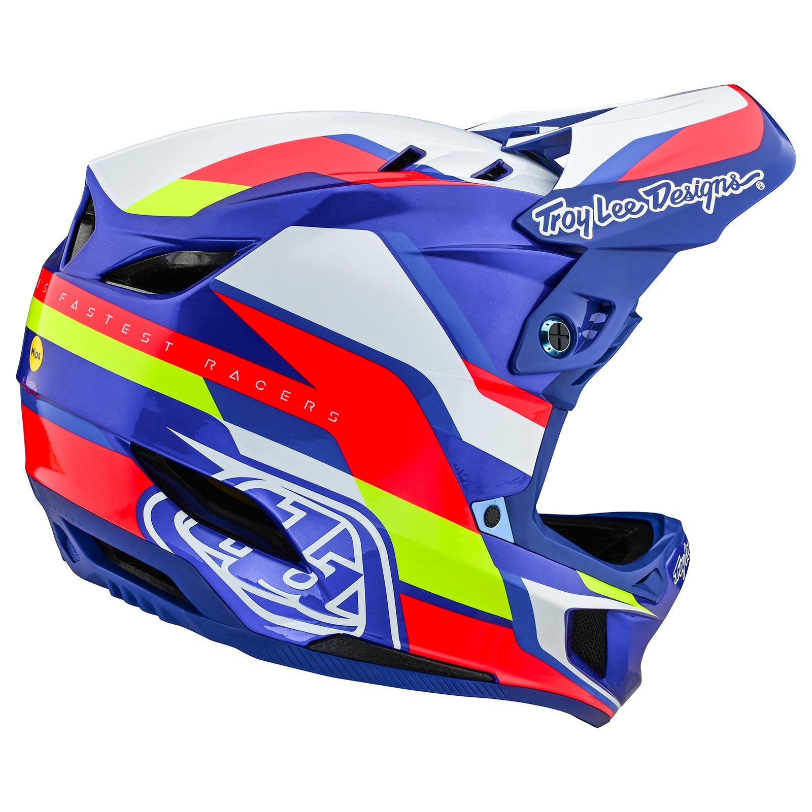 TLD D4 Composite Helmet Omega White / Blue