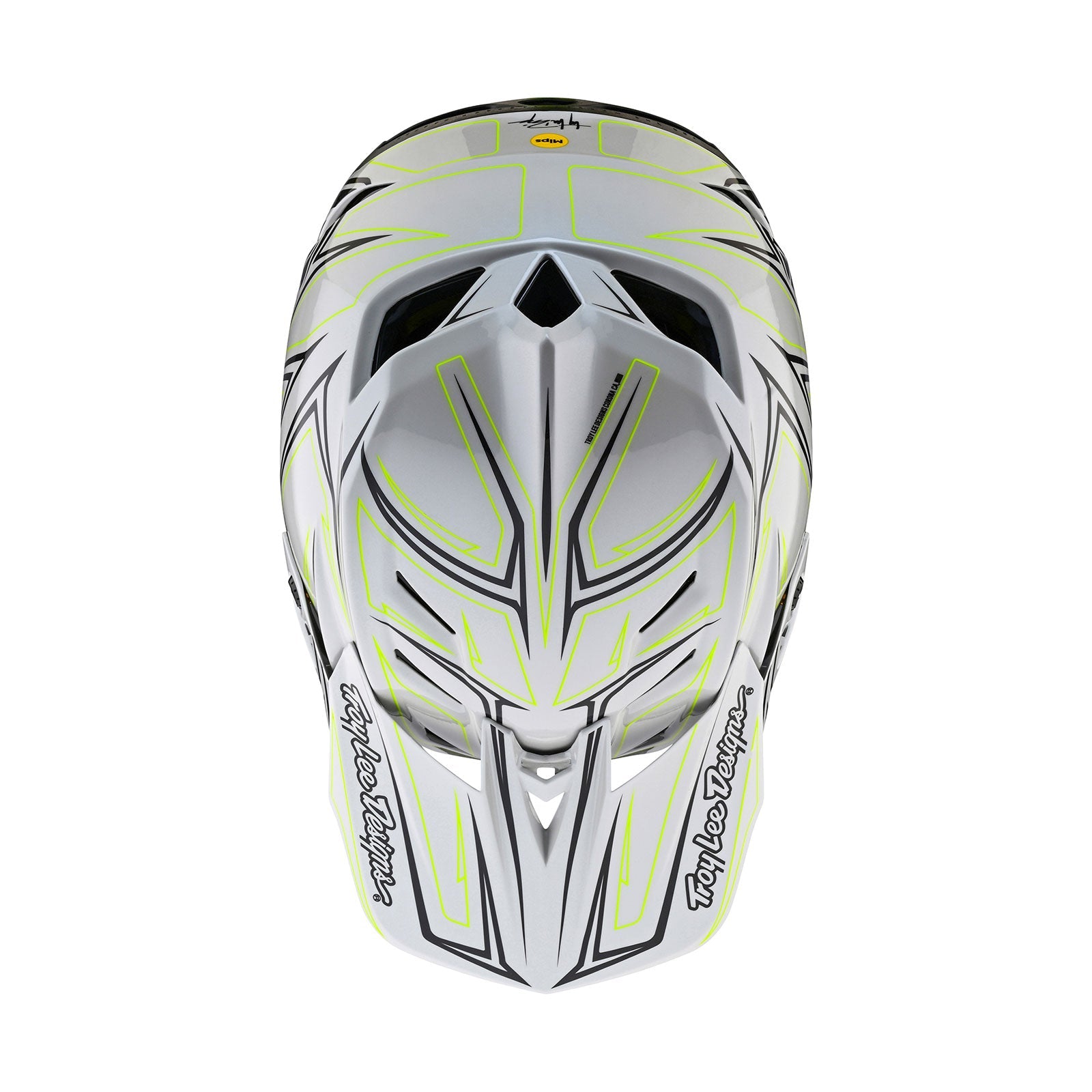 TLD D4 Composite Helmet W/MIPS Pinned Light Gray