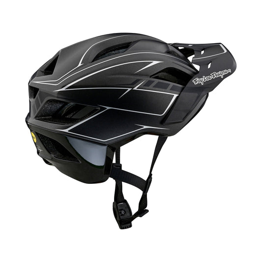 Flowline SE Helmet W/MIPS Pinstripe Charcoal / Black