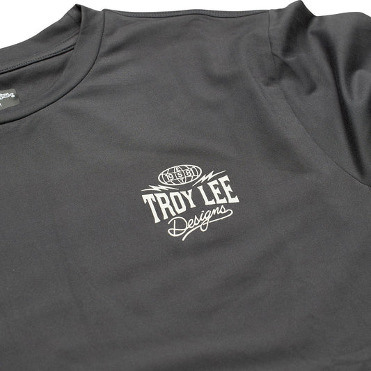 Troy Lee Ruckus Long Sleeve Ride Tee Bolts Carbon