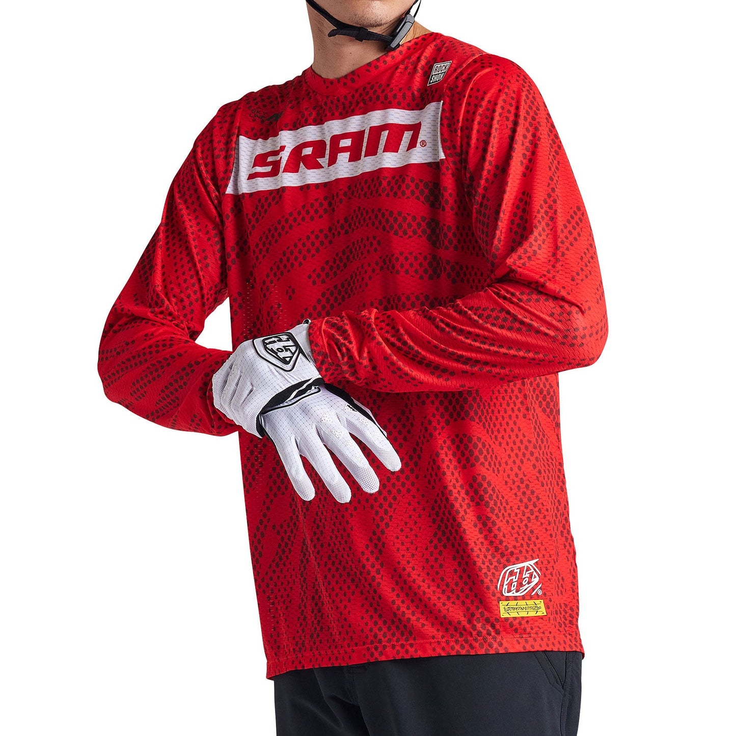 Troy Lee Skyline Air LS Jersey SRAM Roots Fiery Red