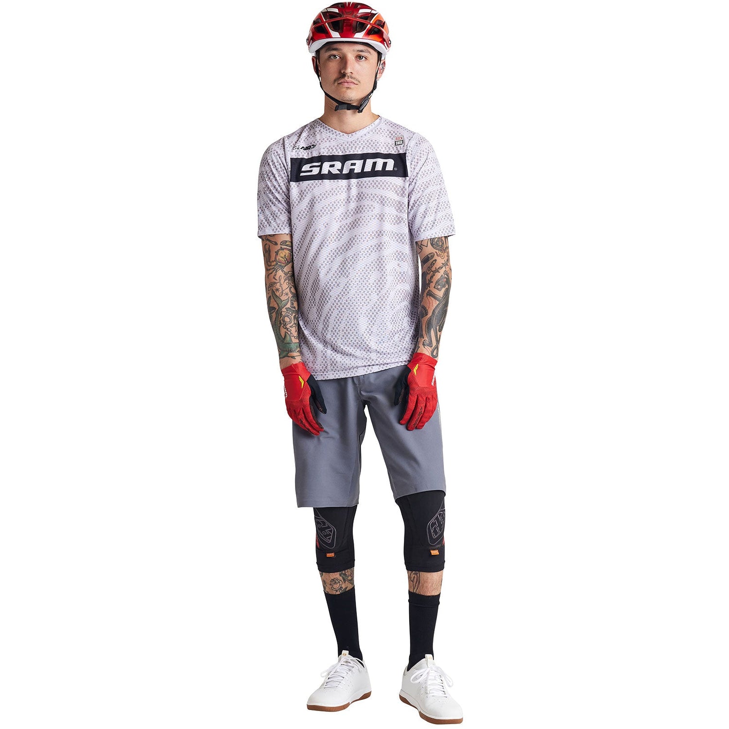 Troy Lee Skyline Air SS Jersey SRAM Roots Cement