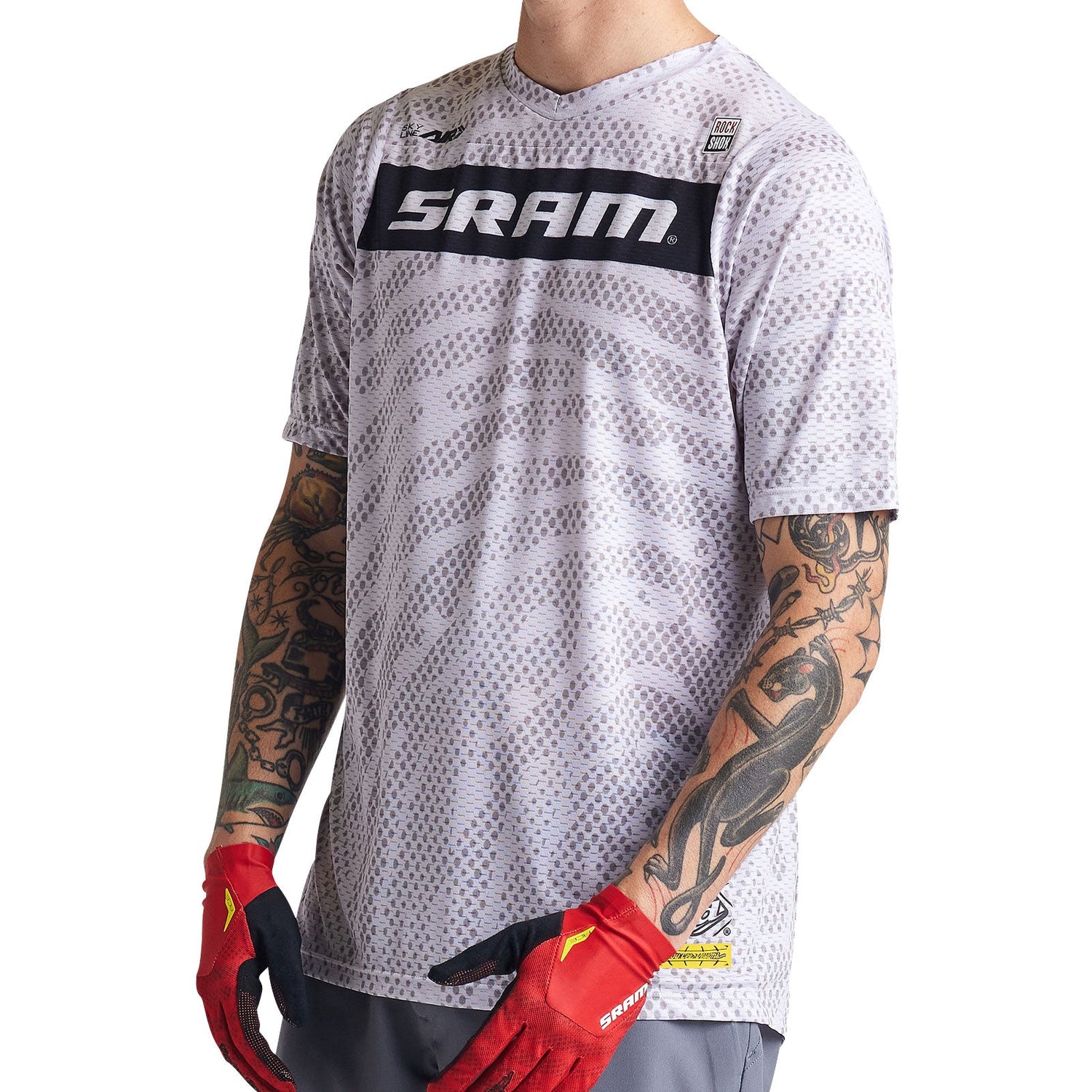 Troy Lee Skyline Air SS Jersey SRAM Roots Cement
