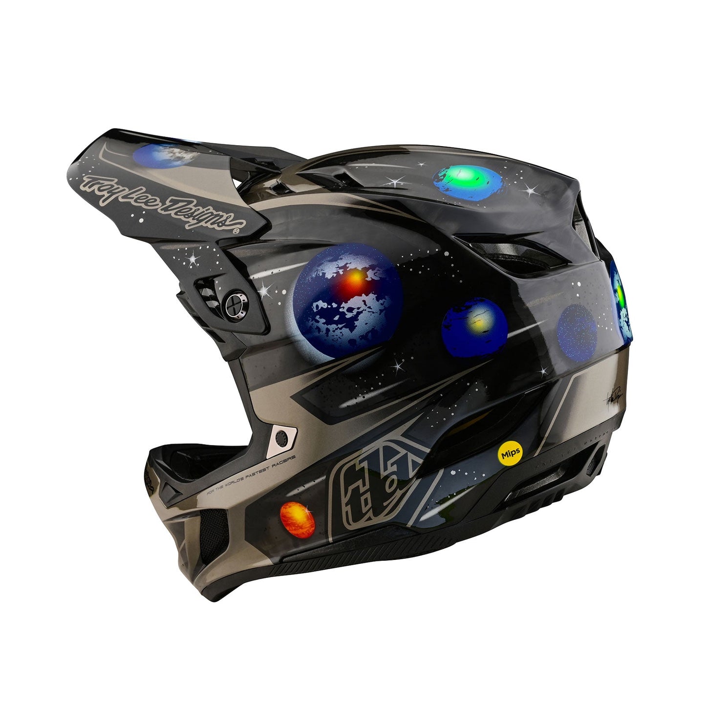D4 Carbon Helmet W/MIPS Spacian Black – Troy Lee Designs UK
