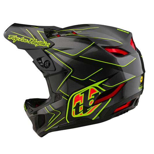 TLD D4 Composite Helmet Ghostwing Grey