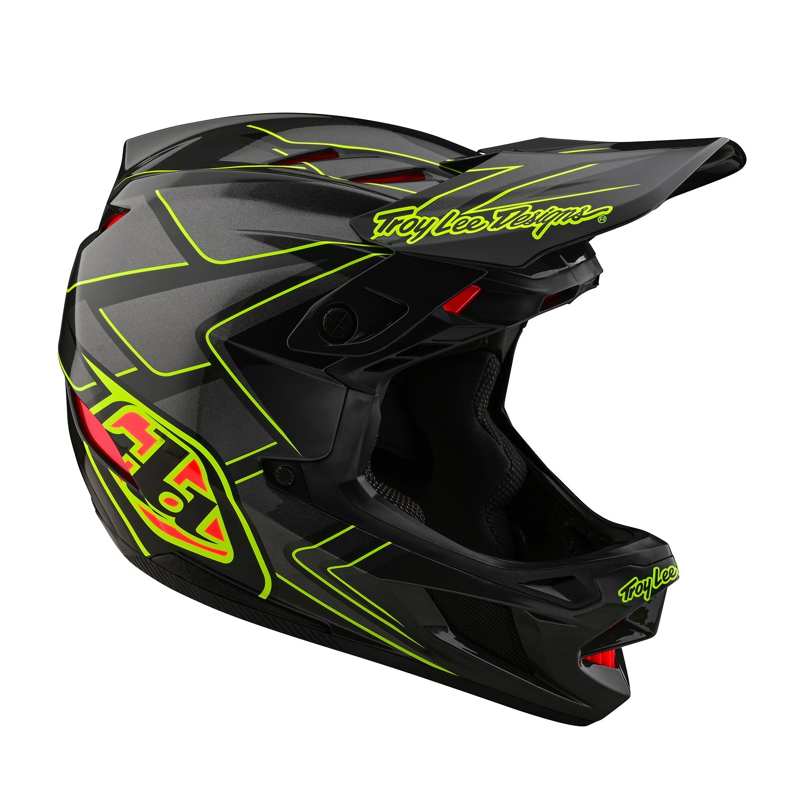 TLD D4 Composite Helmet Ghostwing Grey