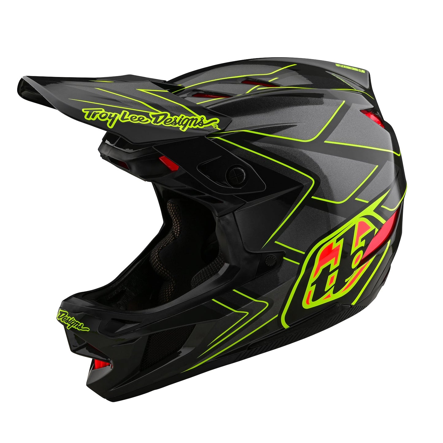 TLD D4 Composite Helmet Ghostwing Grey