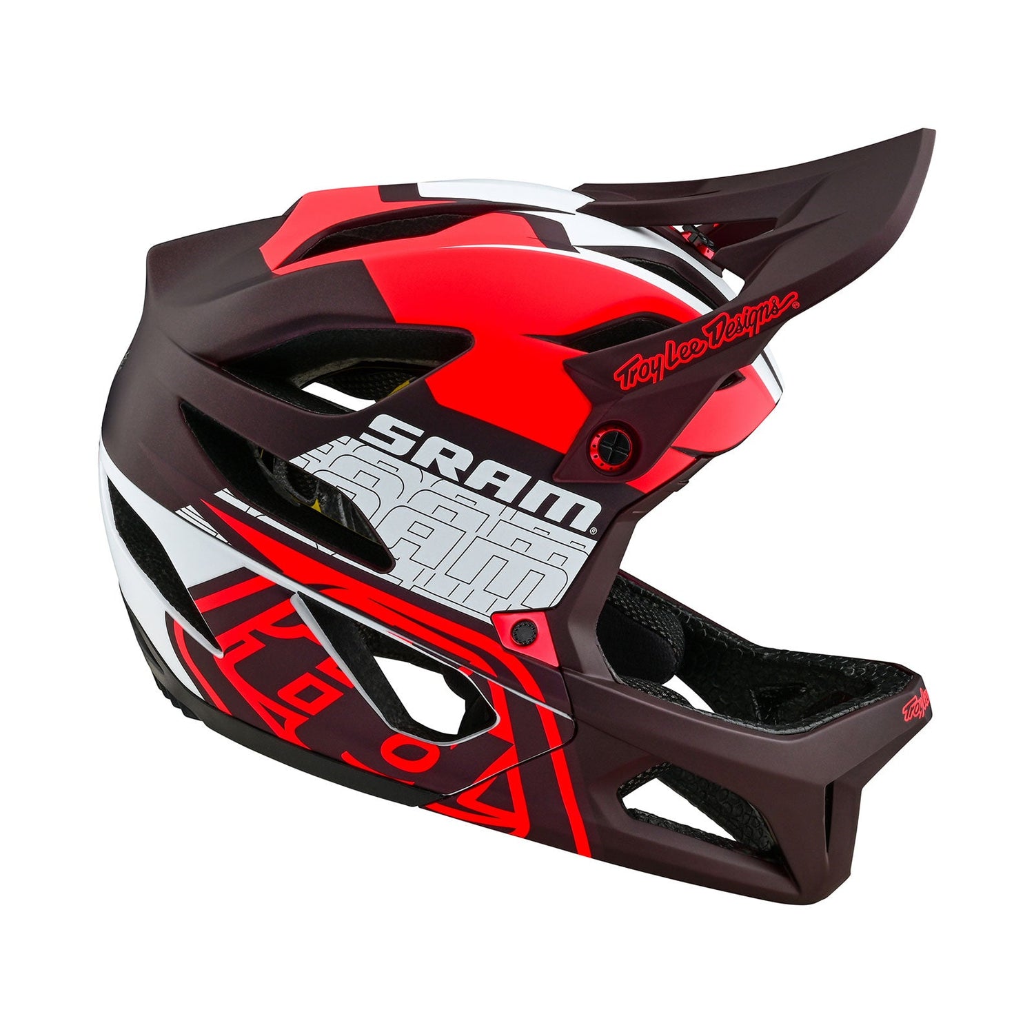 Stage Helmet W/MIPS SRAM Vector Red – Troy Lee Designs UK