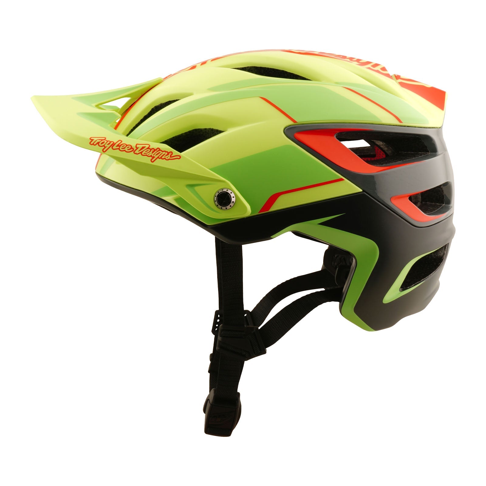 TLD A3 Helmet Lines Glo Yellow