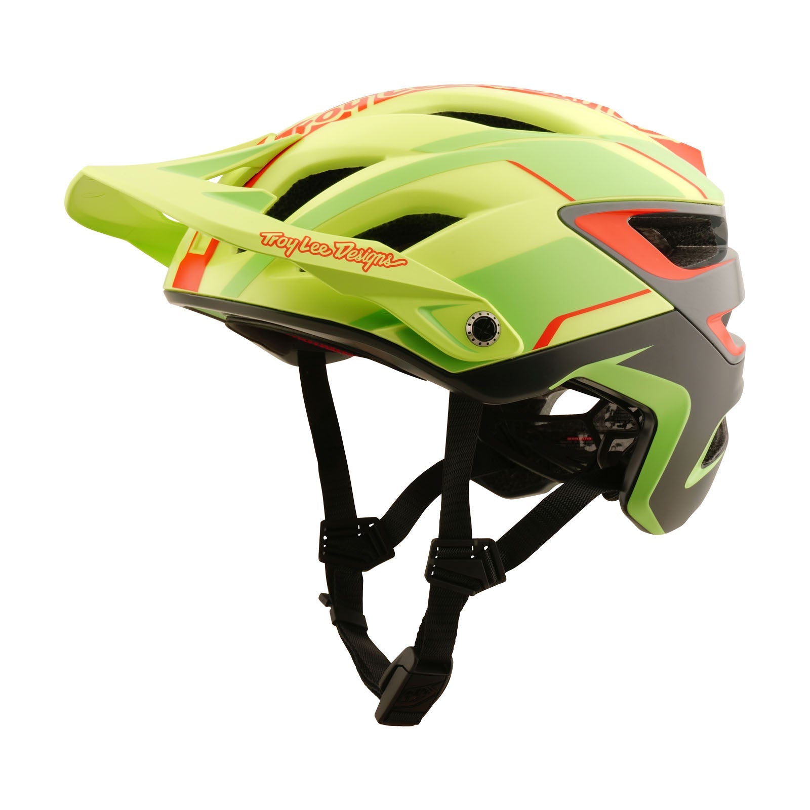 TLD A3 Helmet Lines Glo Yellow