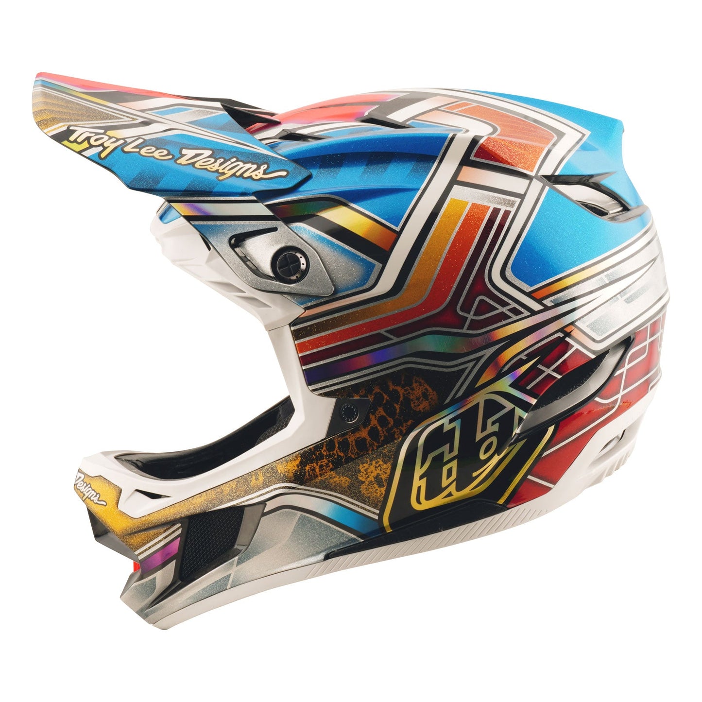 TLD D4 Carbon Helmet Lowrider Blue