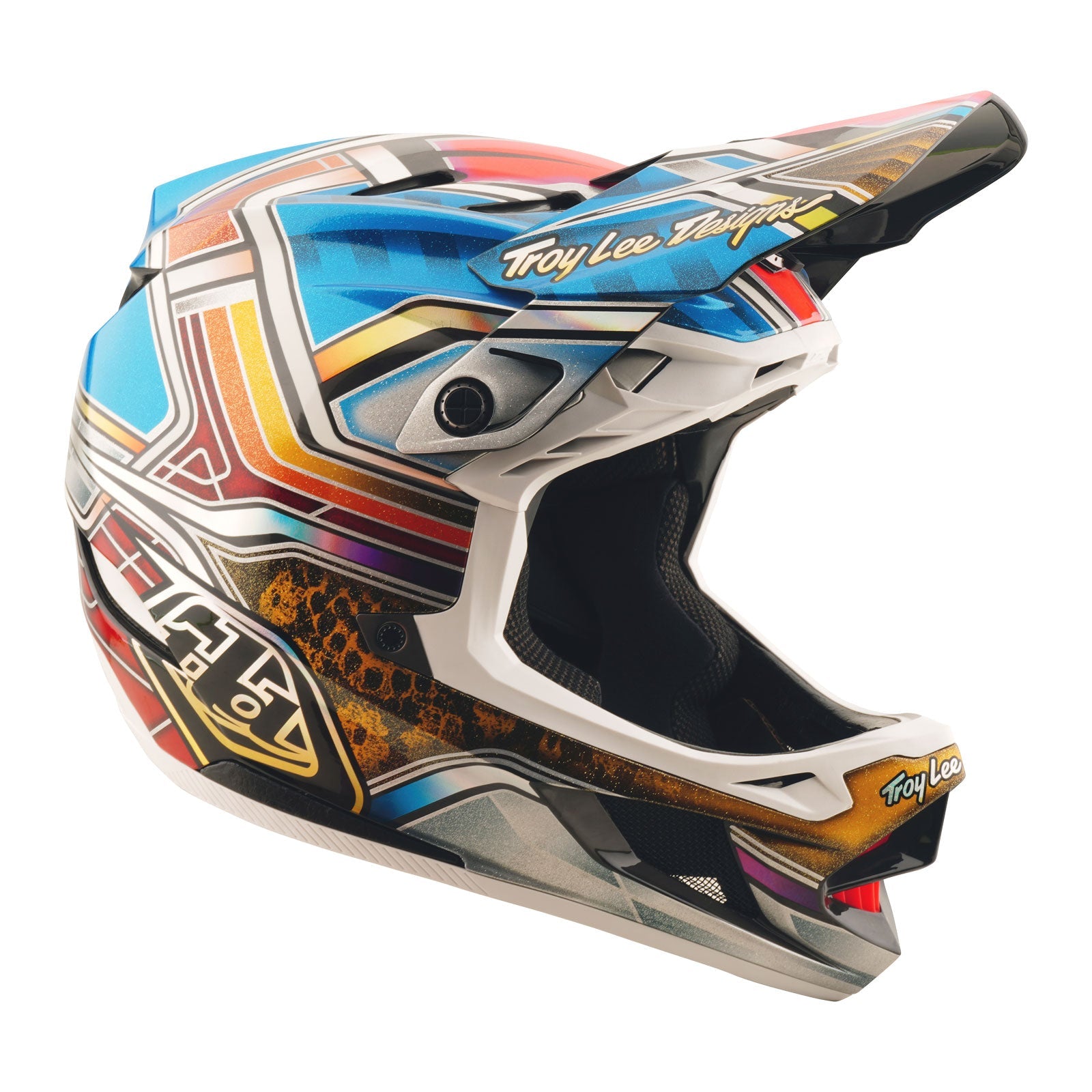 TLD D4 Carbon Helmet Lowrider Blue