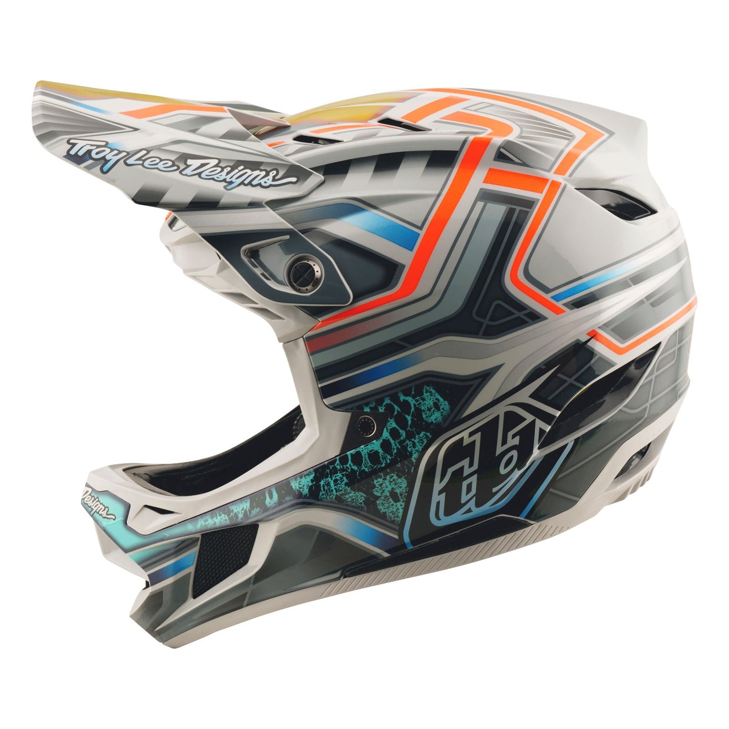 TLD D4 Composite Helmet Lowrider Grey