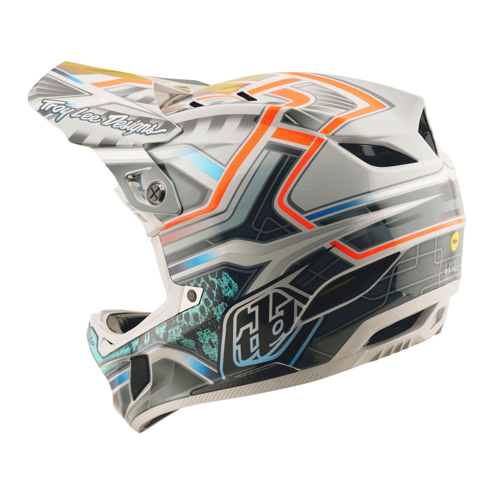 TLD D4 Composite Helmet Lowrider Grey