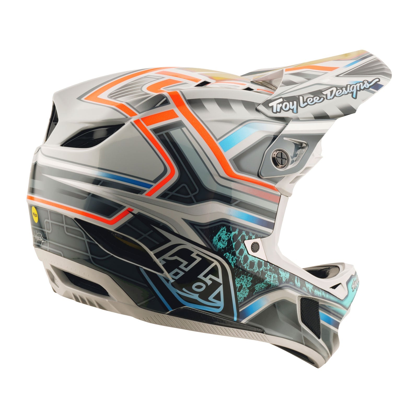 TLD D4 Composite Helmet Lowrider Grey