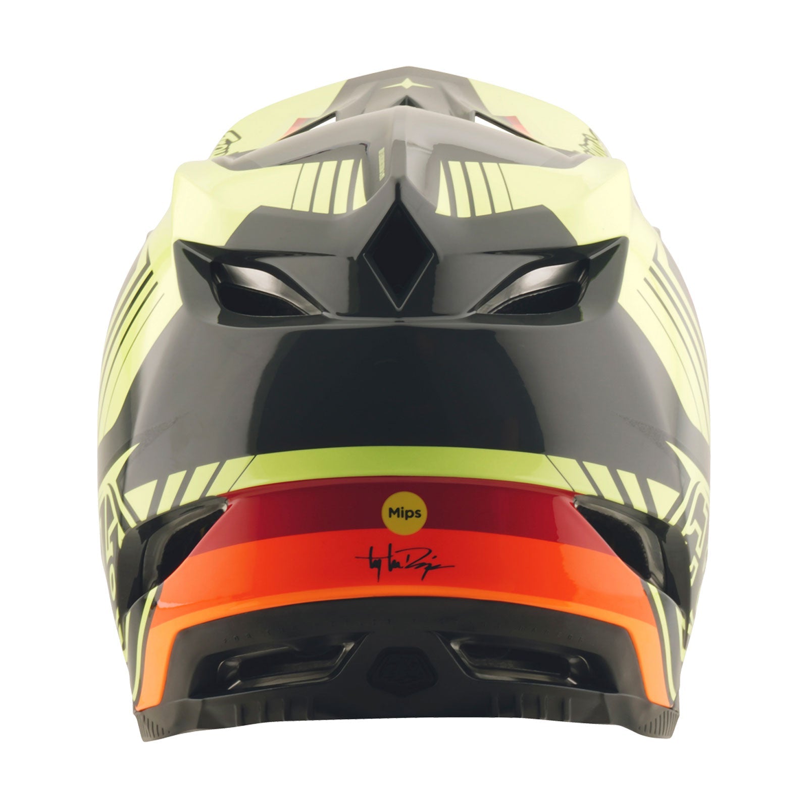 TLD D4 Polyacrylite Helmet Qualifer Black / Yellow
