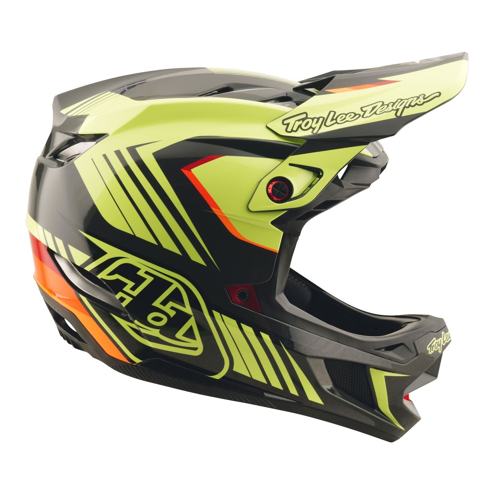 TLD D4 Polyacrylite Helmet Qualifer Black / Yellow