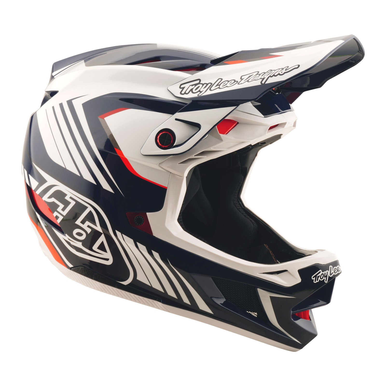 TLD D4 Polyacrylite Helmet Qualifer Blue / White