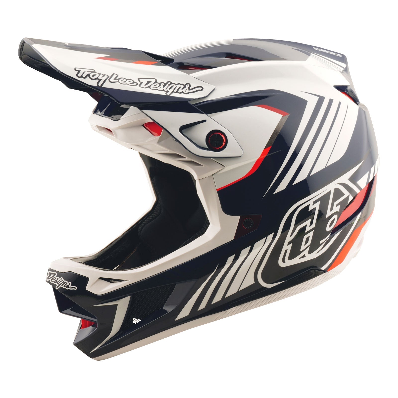 TLD D4 Polyacrylite Helmet Qualifer Blue / White