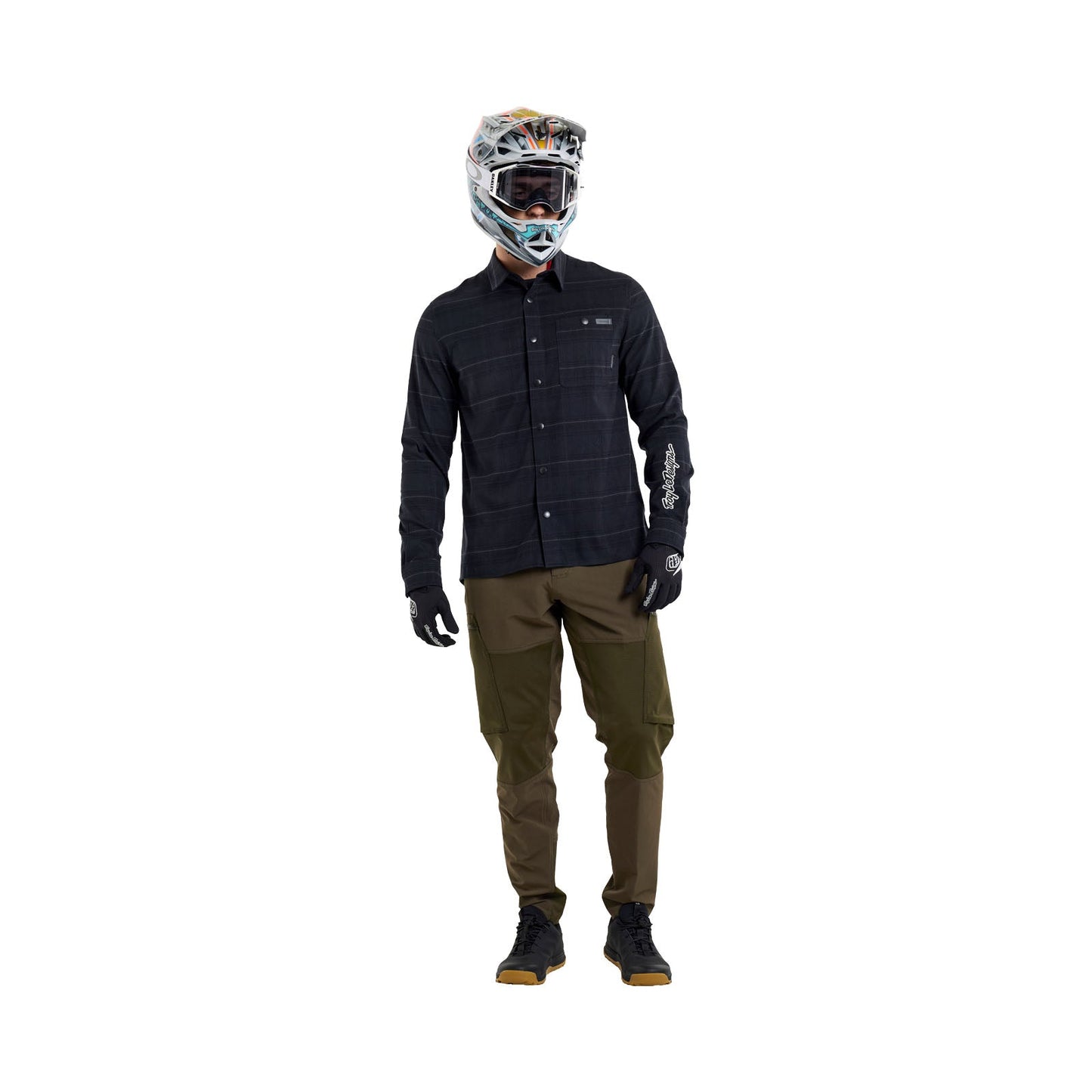 TLD Grind Flannel Yd Plaid Carbon