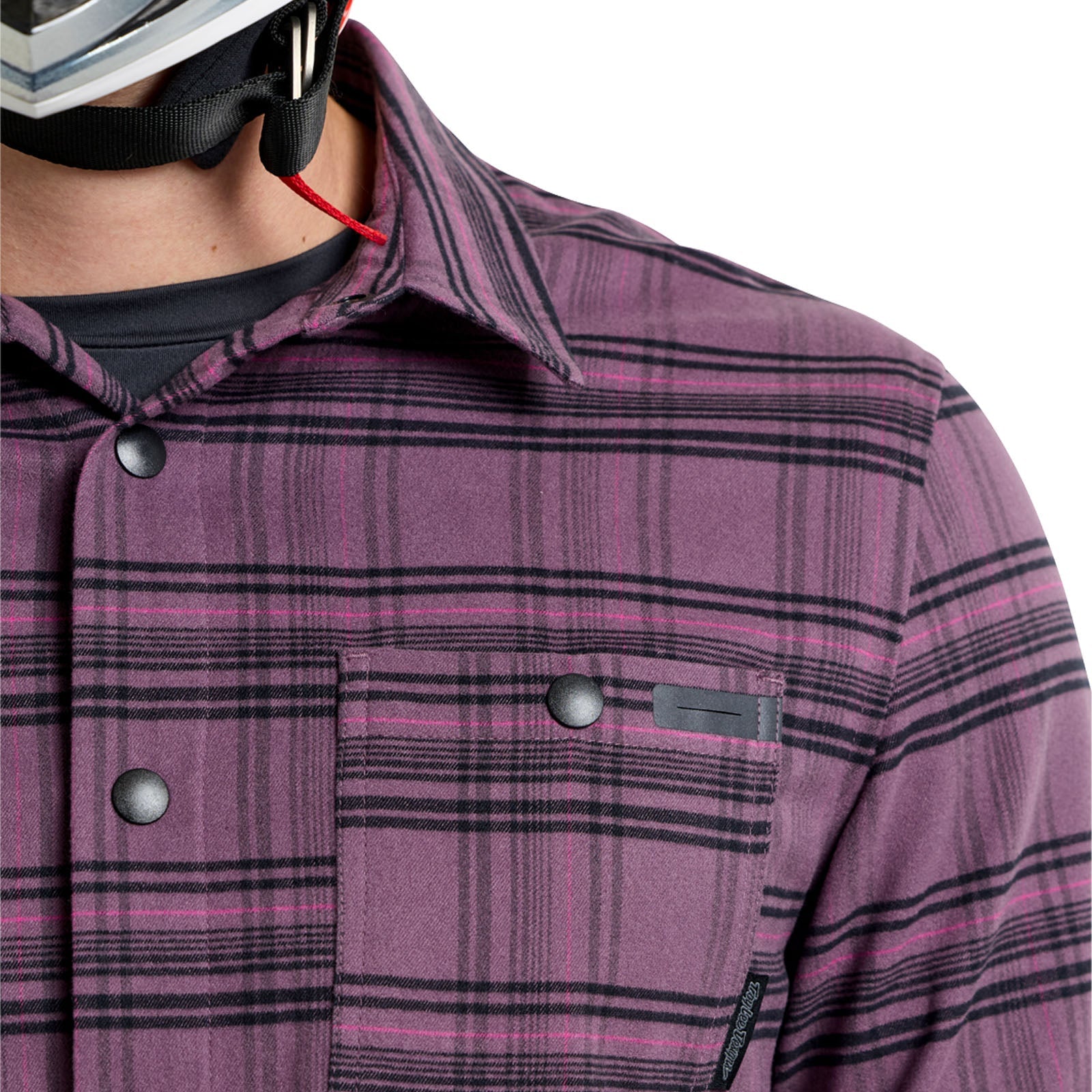 TLD Grind Flannel Yd Plaid Deep Purp