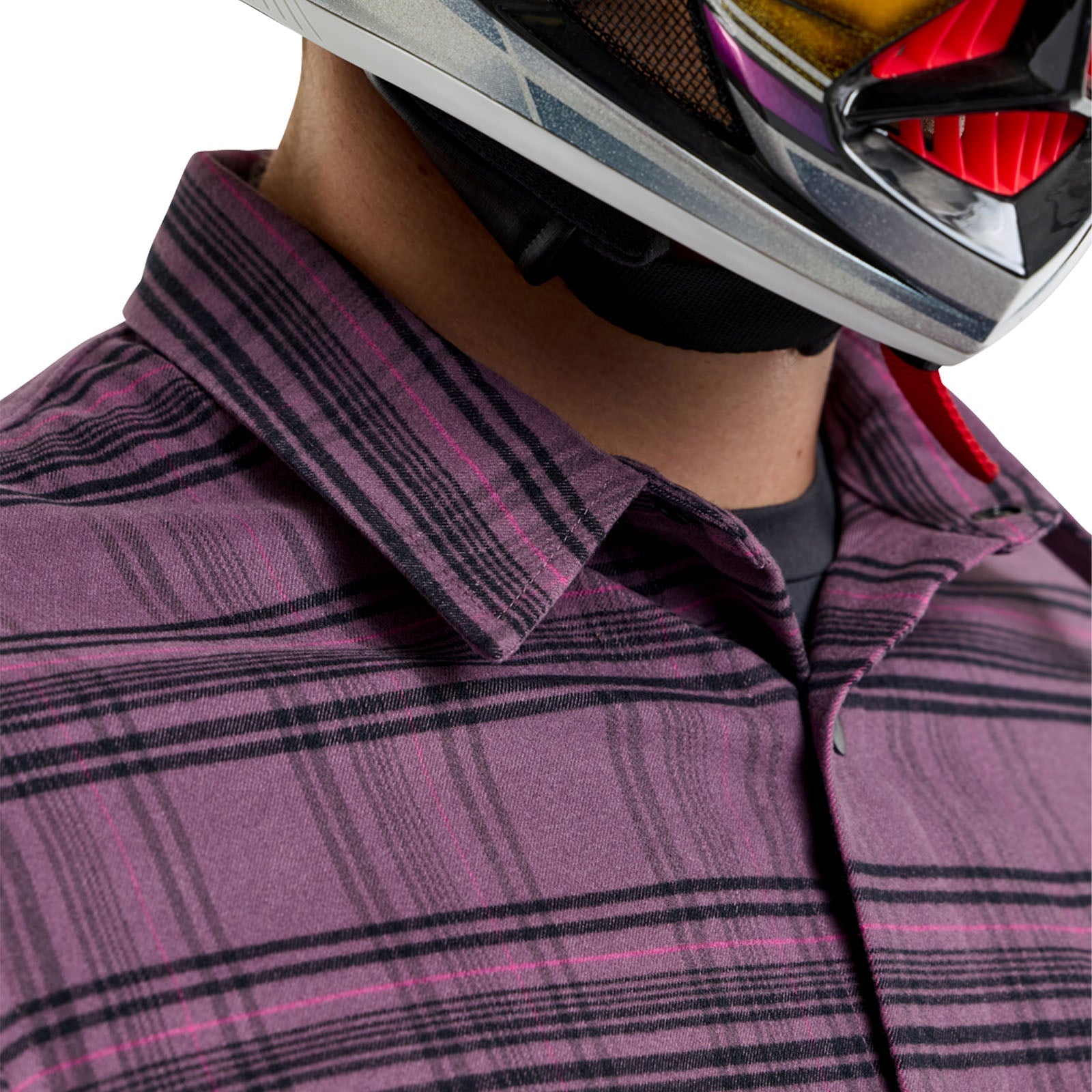 TLD Grind Flannel Yd Plaid Deep Purp