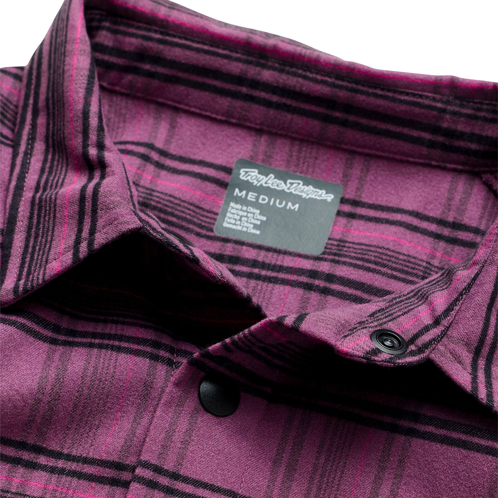 TLD Grind Flannel Yd Plaid Deep Purp