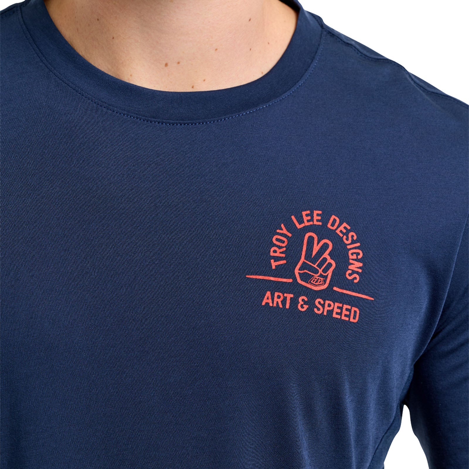 Skyline Long Sleeve Ride Tee Locals Midnight – Troy Lee Designs UK