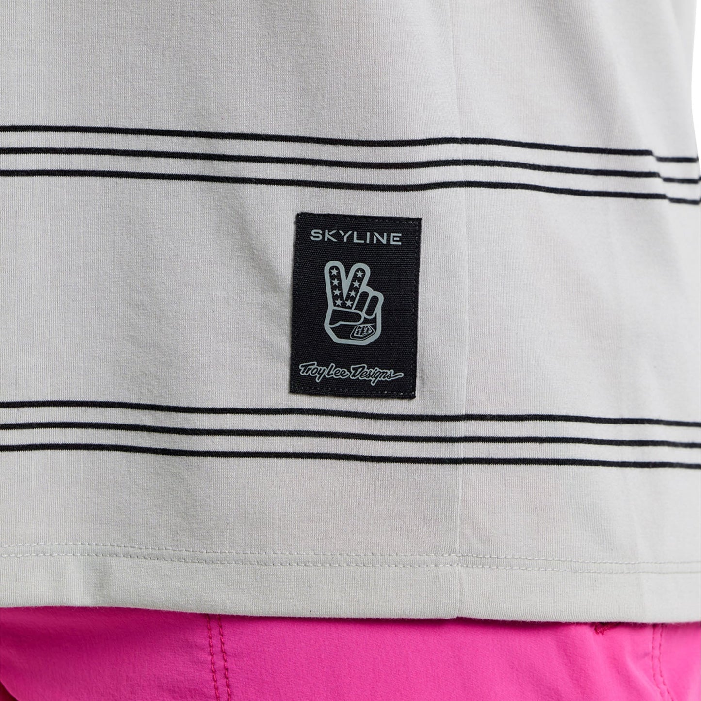 TLD Skyline Short Sleeve Ride Tee Washed Out Limestone