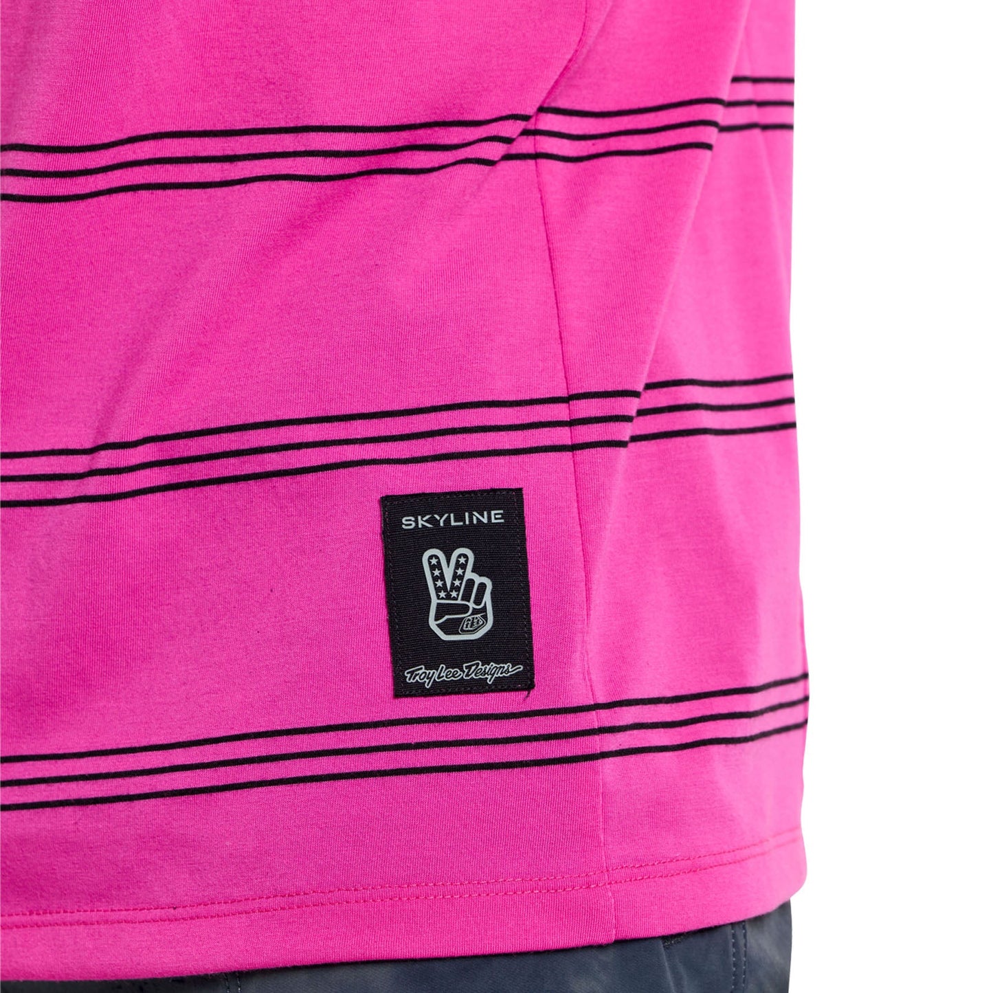 TLD Skyline Short Sleeve Ride Tee Washed Out Party Pink