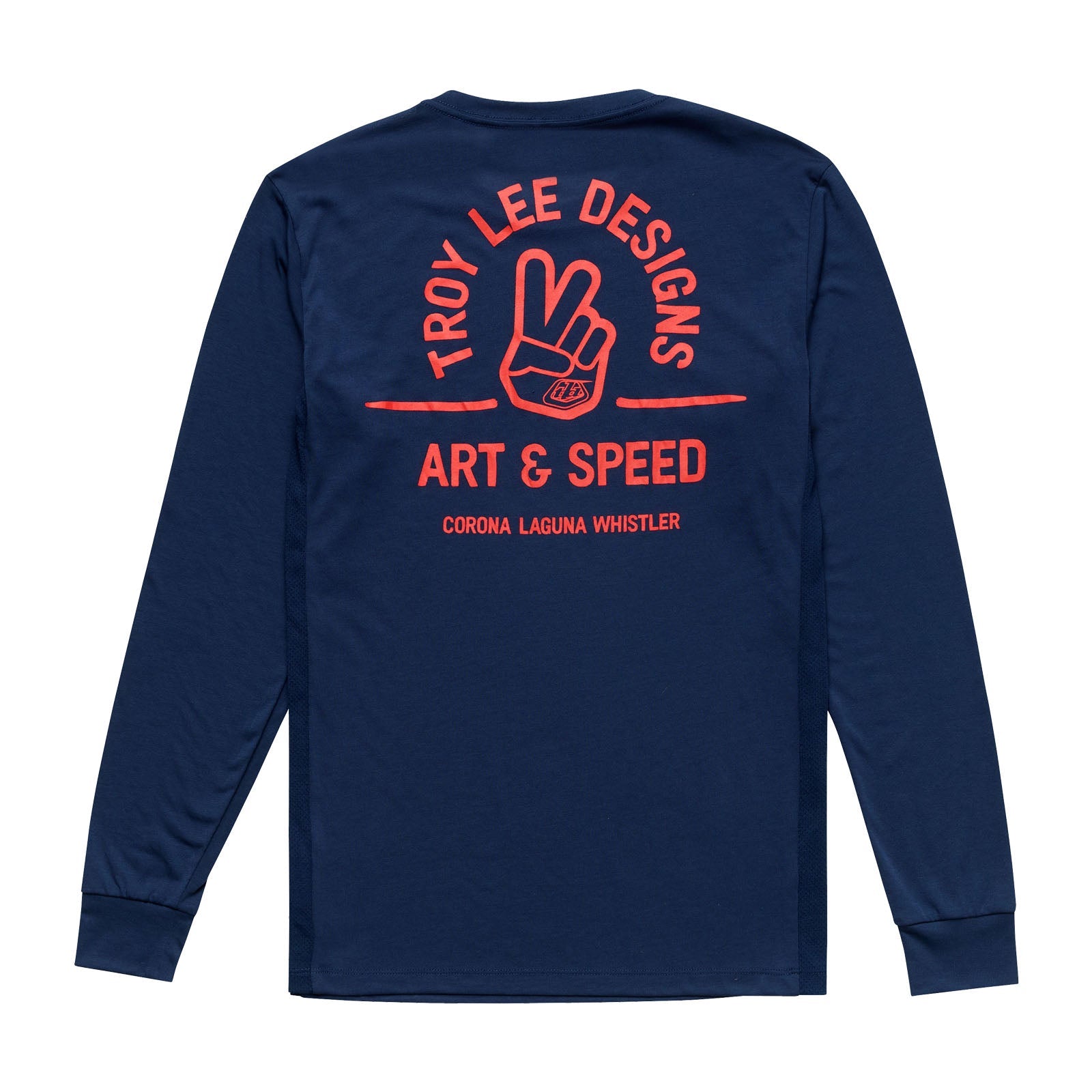 Skyline Long Sleeve Ride Tee Locals Midnight – Troy Lee Designs UK