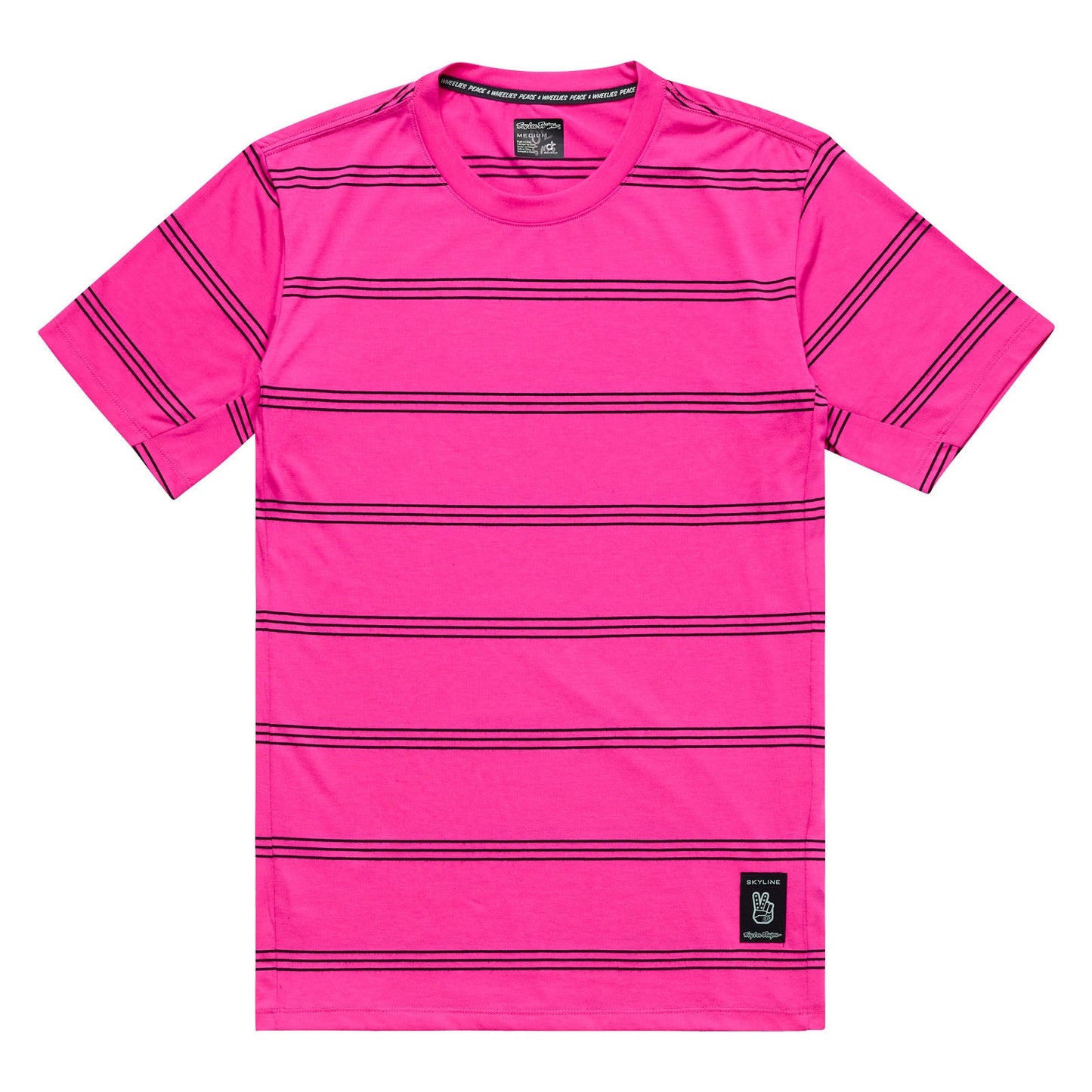 TLD Skyline Short Sleeve Ride Tee Washed Out Party Pink