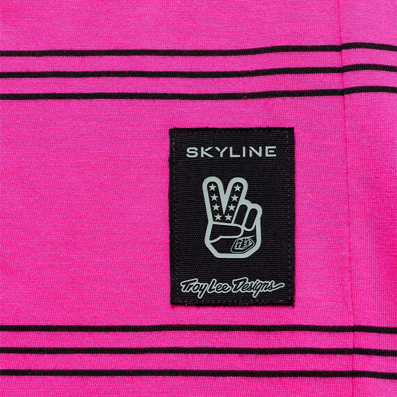 TLD Skyline Short Sleeve Ride Tee Washed Out Party Pink