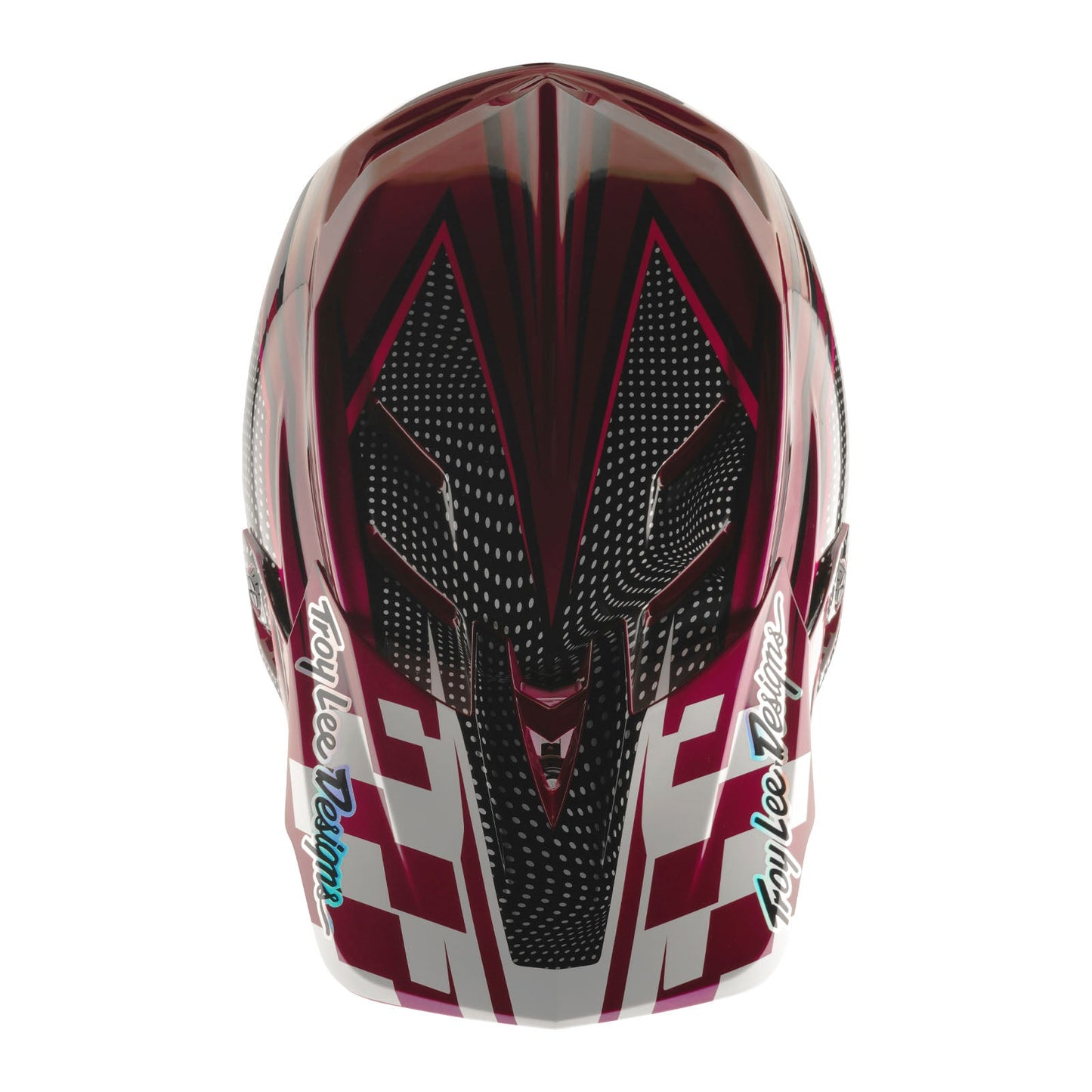 D4 Carbon Helmet W/MIPS Troy Lee Designs X SRAM Radioscape Black / Berry