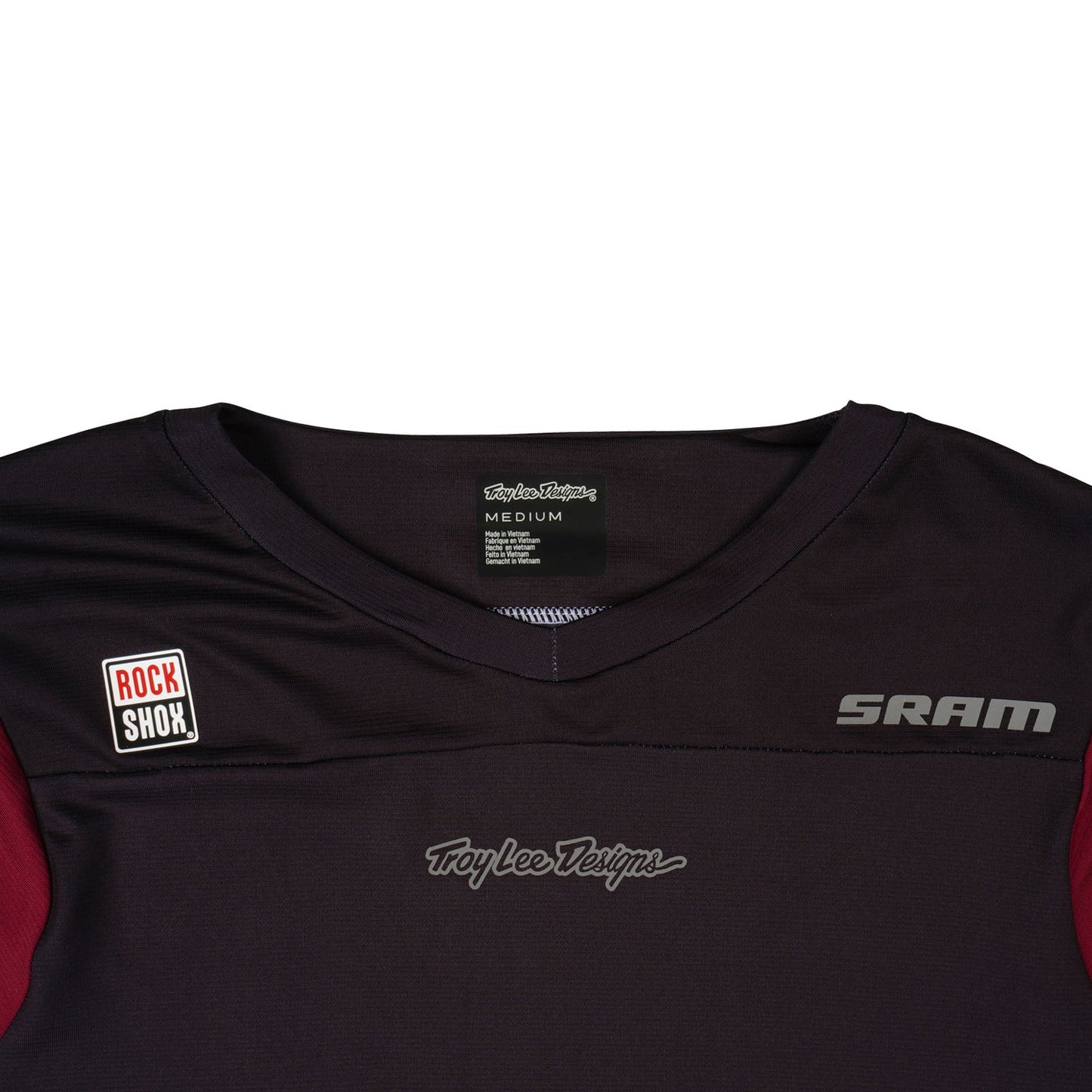 TLD Skyline LS Jersey Troy Lee Designs X SRAM Radioscape Black / Berry