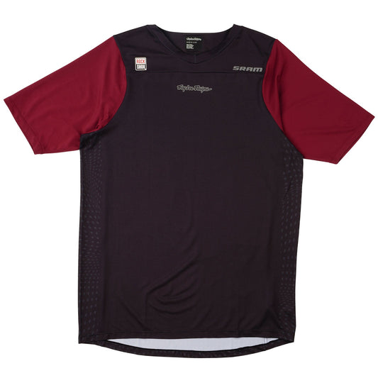 TLD Skyline SS Jersey Troy Lee Designs X SRAM Radioscape Black / Berry