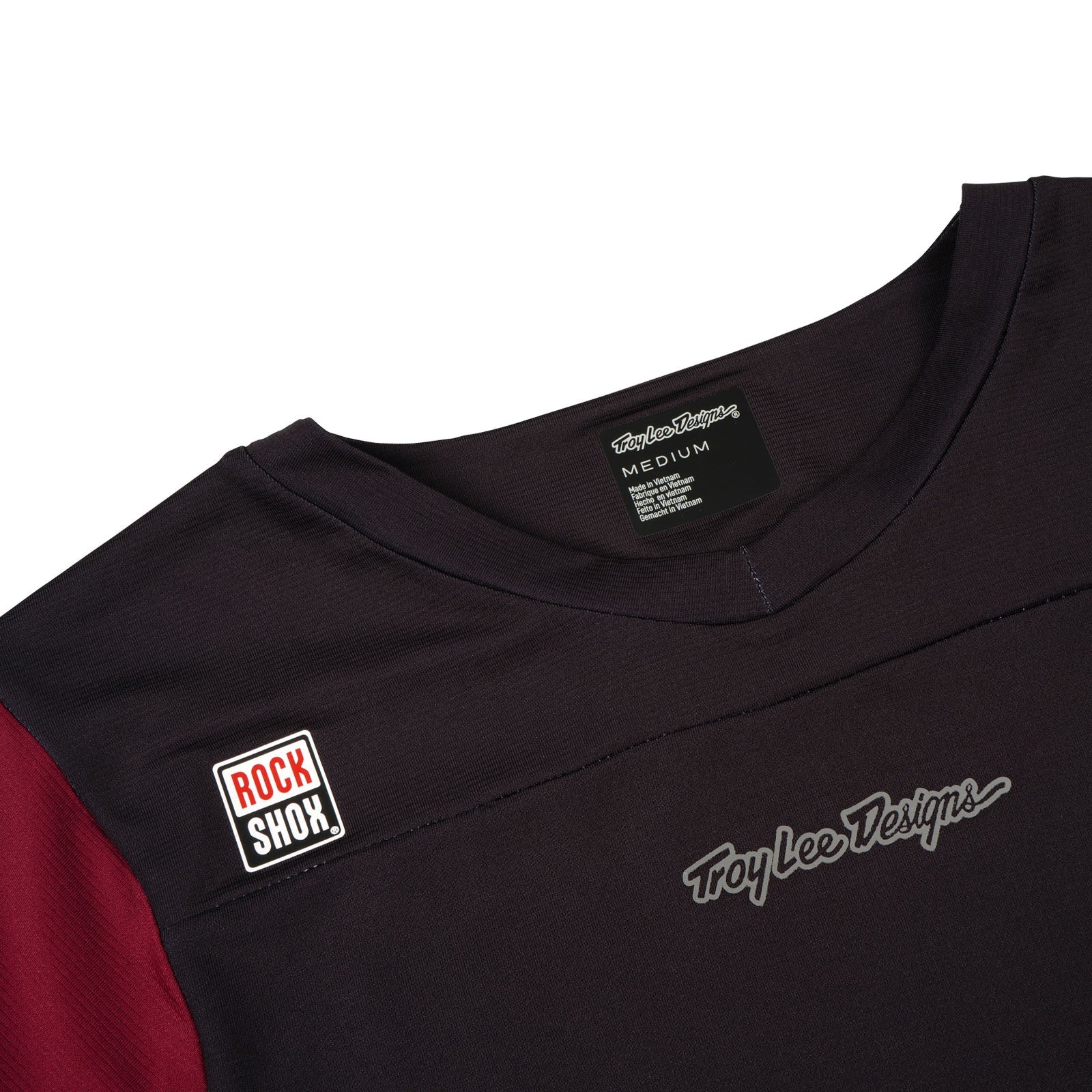 TLD Skyline SS Jersey Troy Lee Designs X SRAM Radioscape Black / Berry