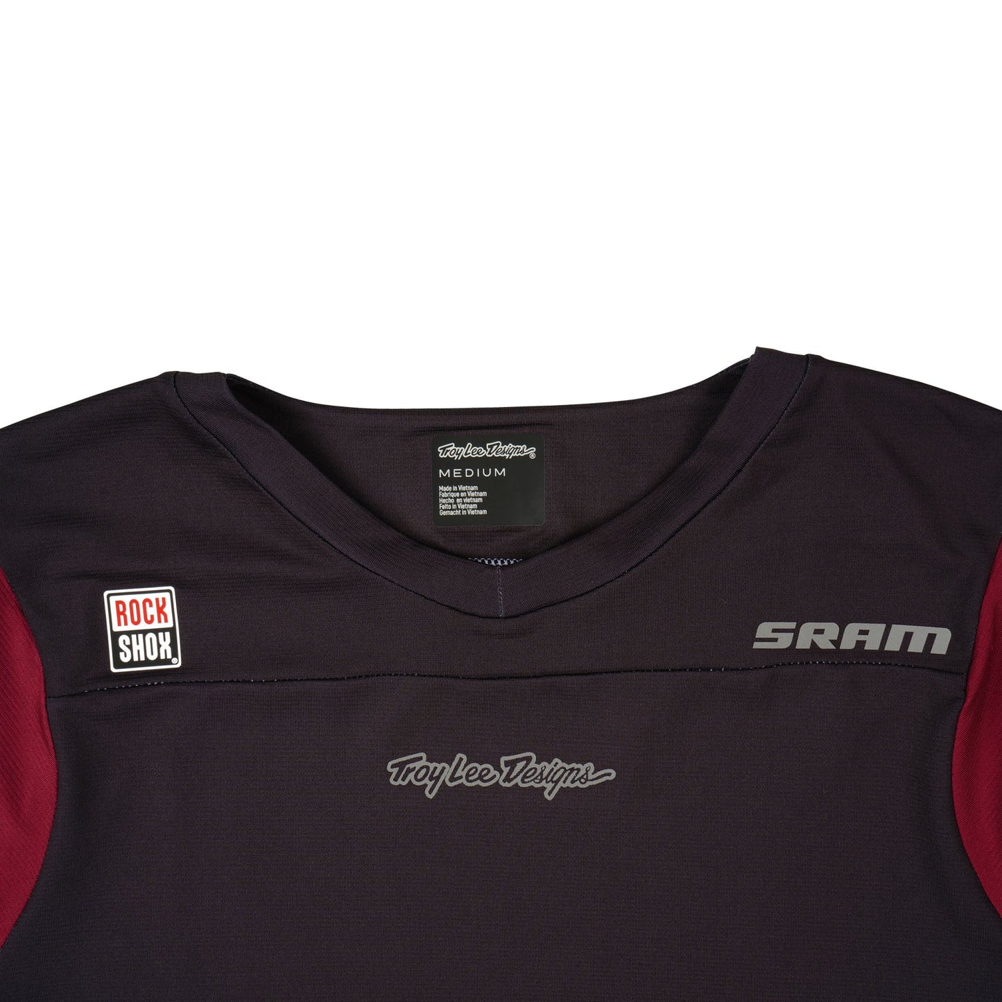 TLD Skyline SS Jersey Troy Lee Designs X SRAM Radioscape Black / Berry