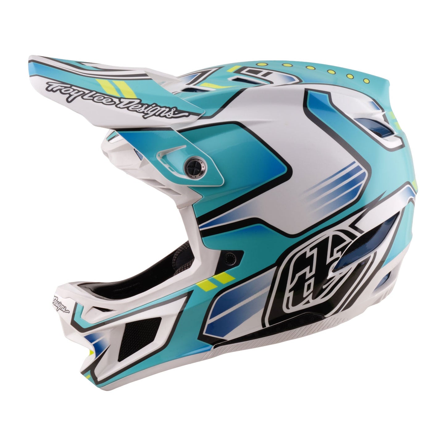 D4 Composite Helmet Crest Real Teal