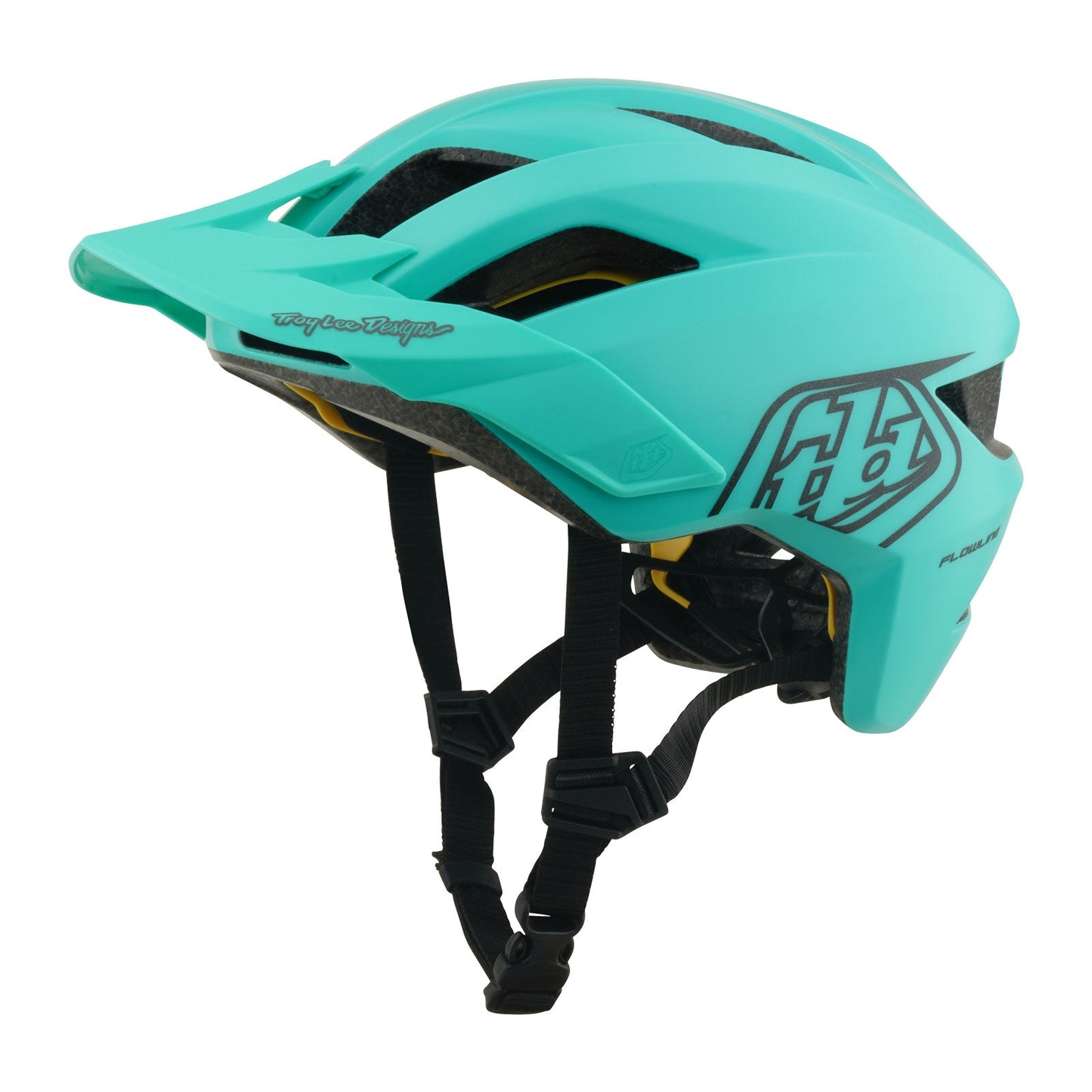 Youth Flowline Helmet  Point Charcoal / Real Teal