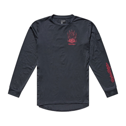Ruckus Ride LS Tee Ember Carbon