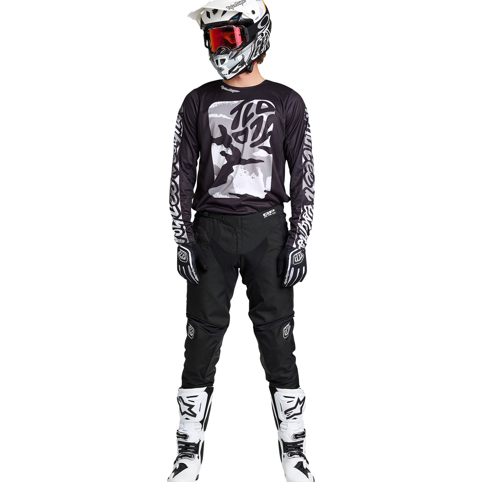 TLD GP Pro Jersey Boxed in Black / White